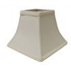 Ivory No Slub Innsbruck Print Square Lamp Shade