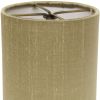Gold Pongee Silk Drum Lamp Shade