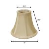 Light Yellow Dupioni Silk Bell Lamp Shade
