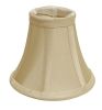 Light Yellow Dupioni Silk Bell Lamp Shade