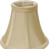 Light Yellow Dupioni Silk Bell Lamp Shade