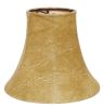Brown Faux Leather Empire Lamp Shade