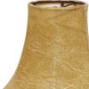 Brown Faux Leather Empire Lamp Shade