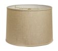 16" Dark Wheat Throwback Drum Linen Lampshade