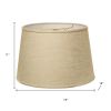 16" Light Wheat Rounded Empire Slanted Linen Lampshade