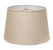 18" Dark Wheat Rounded Empire Slanted Linen Lampshape