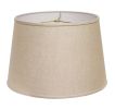 18" Dark Wheat Rounded Empire Slanted Linen Lampshape