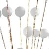 62" Yellow 16 LED Novelty Floor Lamp With White