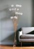 62" Yellow 16 LED Novelty Floor Lamp With White