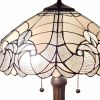 24" Dark Brown Metal Two Light Candlestick Table Lamp With Dark Brown Shade