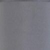 25" Nickel Metal Round Table Lamp With Gray Cone Shade