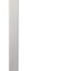 25" Nickel Metal Desk USB Table Lamp With White Shade