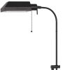57" Bronze Metal Adjustable Floor Lamp With Bronze Metal Square Shade