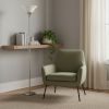 71" Nickel Torchiere Floor Lamp With Clear Frosted Glass Dome Shade