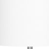 26" Cream Ceramic Cylinder Table Lamp With Cream Drum Shade