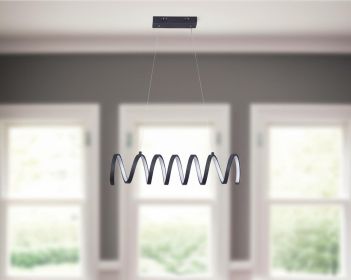 Black Metal LED Chandelier