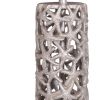 Set of Two 30" Silver Coastal Starfish Table Lamps With Beige Drum Shades