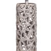 Set of Two 30" Silver Coastal Starfish Table Lamps With Beige Drum Shades