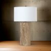 Set of Two 30" Gold USB Table Lamps With White Drum Shades