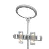 22" White Metal And Plastic Adjustable Portable Desk Lamp LED With Phone Clamp