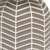 10" Taupe Ceramic Round Table Lamp With White Drum Shade
