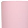 20" White Metal USB Table Lamp LED With Pink Drum Shade