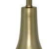20" Gold Metal Novelty Table Lamp With White Drum Shade