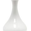 26" White Ceramic Round Table Lamp With White Drum Shade