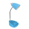 19" Blue USB Table Lamp