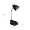 19" Black Table Lamp