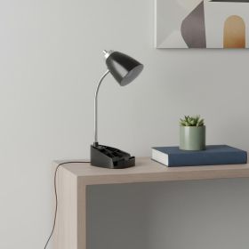 19" Black Table Lamp