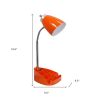 19" Orange Table Lamp
