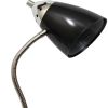 20" Black Swing Arm Table Lamp
