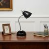 20" Black Swing Arm Table Lamp