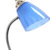 20" Blue Swing Arm Table Lamp