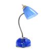 20" Blue Swing Arm Table Lamp