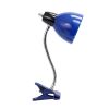 15" Blue Swing Arm Table Lamp