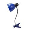 15" Blue Swing Arm Table Lamp