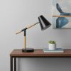 16" Black Metal Table Lamp