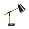 16" Black Metal Table Lamp