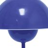12" Blue Metal Table Lamp