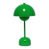 12" Green Metal Table Lamp