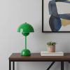 12" Green Metal Table Lamp