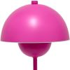 12" Hot Pink Metal Table Lamp