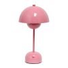 12" Light Pink Metal Table Lamp
