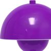 12" Purple Metal Table Lamp
