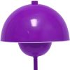 12" Purple Metal Table Lamp