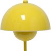 12" Yellow Metal Table Lamp