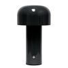8" Black Metal Table Lamp