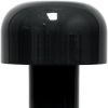 8" Black Metal Table Lamp